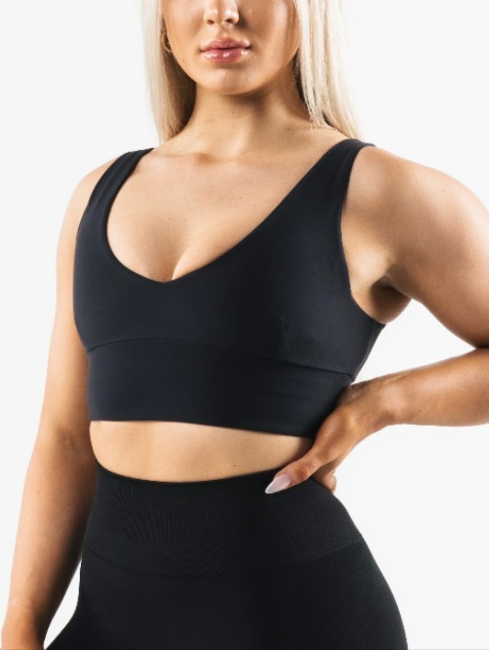 Alphalete Celeste sports bra Black Large